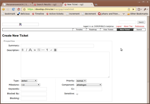 Ticket maken